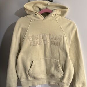 Yellow Essentials hoodie